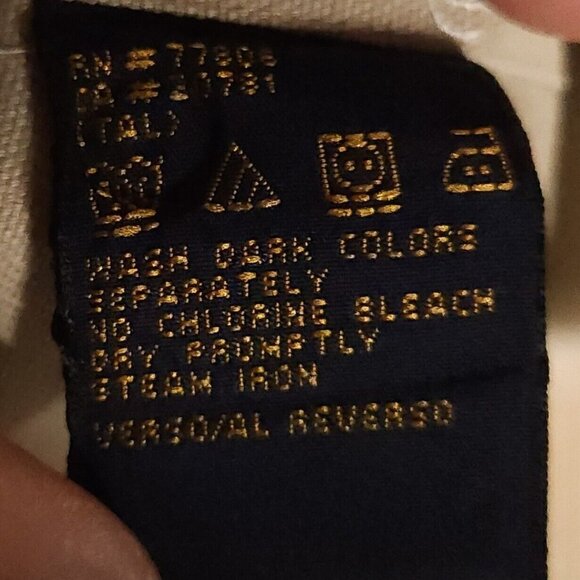 Tommy Hilfiger Mens Khaki Heavyweight Button Down XL - Picture 6 of 6